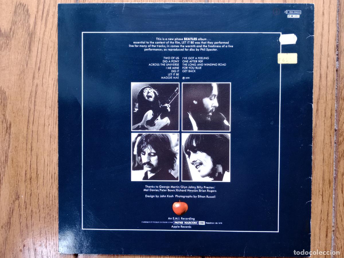 Discos de vinilo: The Beatles - let It be - Foto 2