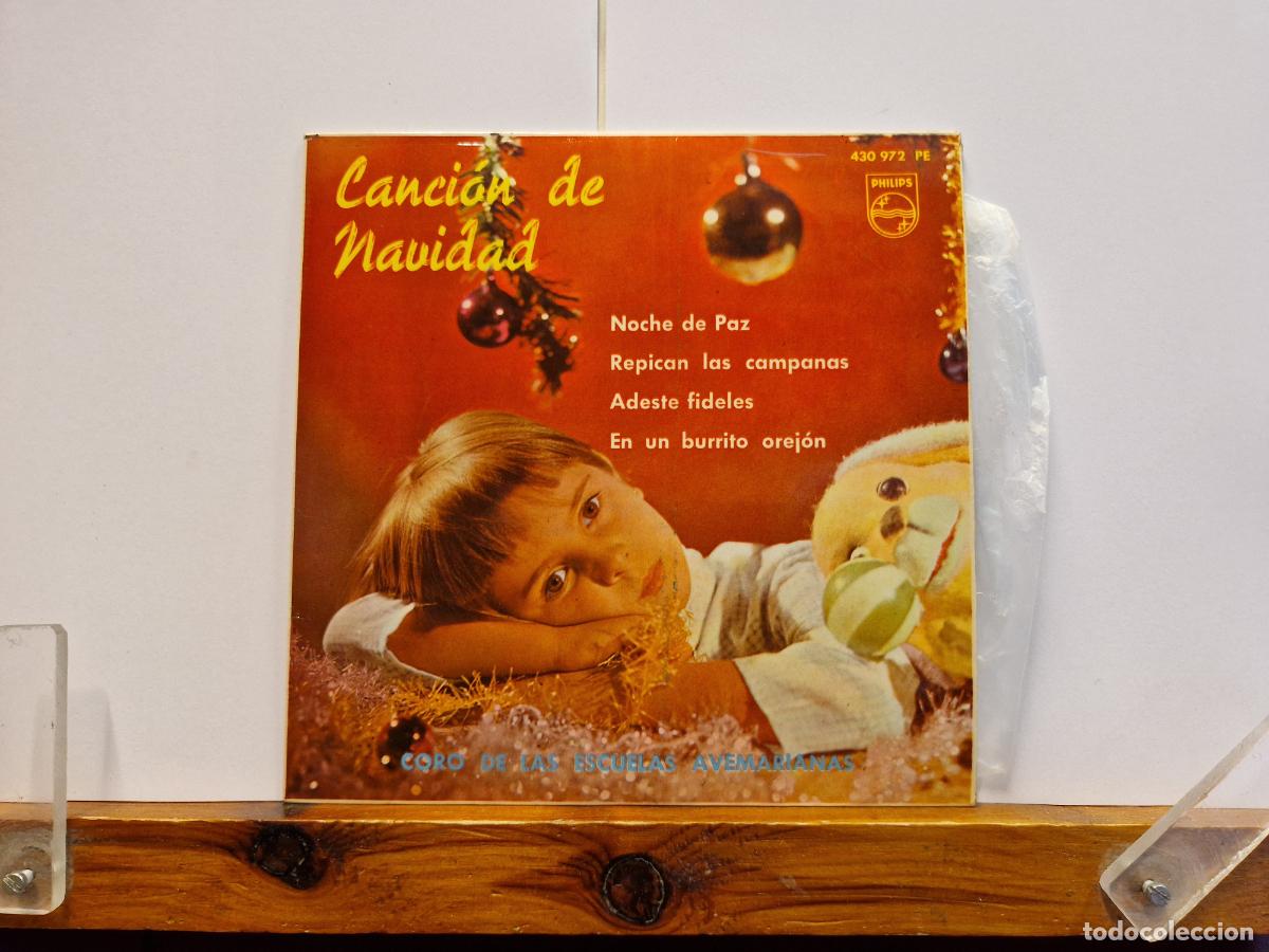 Discos de vinilo: SINGLE. CANCION DE NAVIDAD. NOCHE DE PAZ. REPICAN LAS CAMPANAS. ADESTE DIFELES.