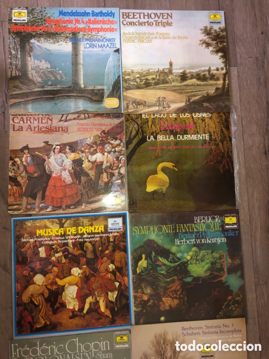 Discos de vinilo: Discos vinilo m&uacute;sica cl&aacute;sica