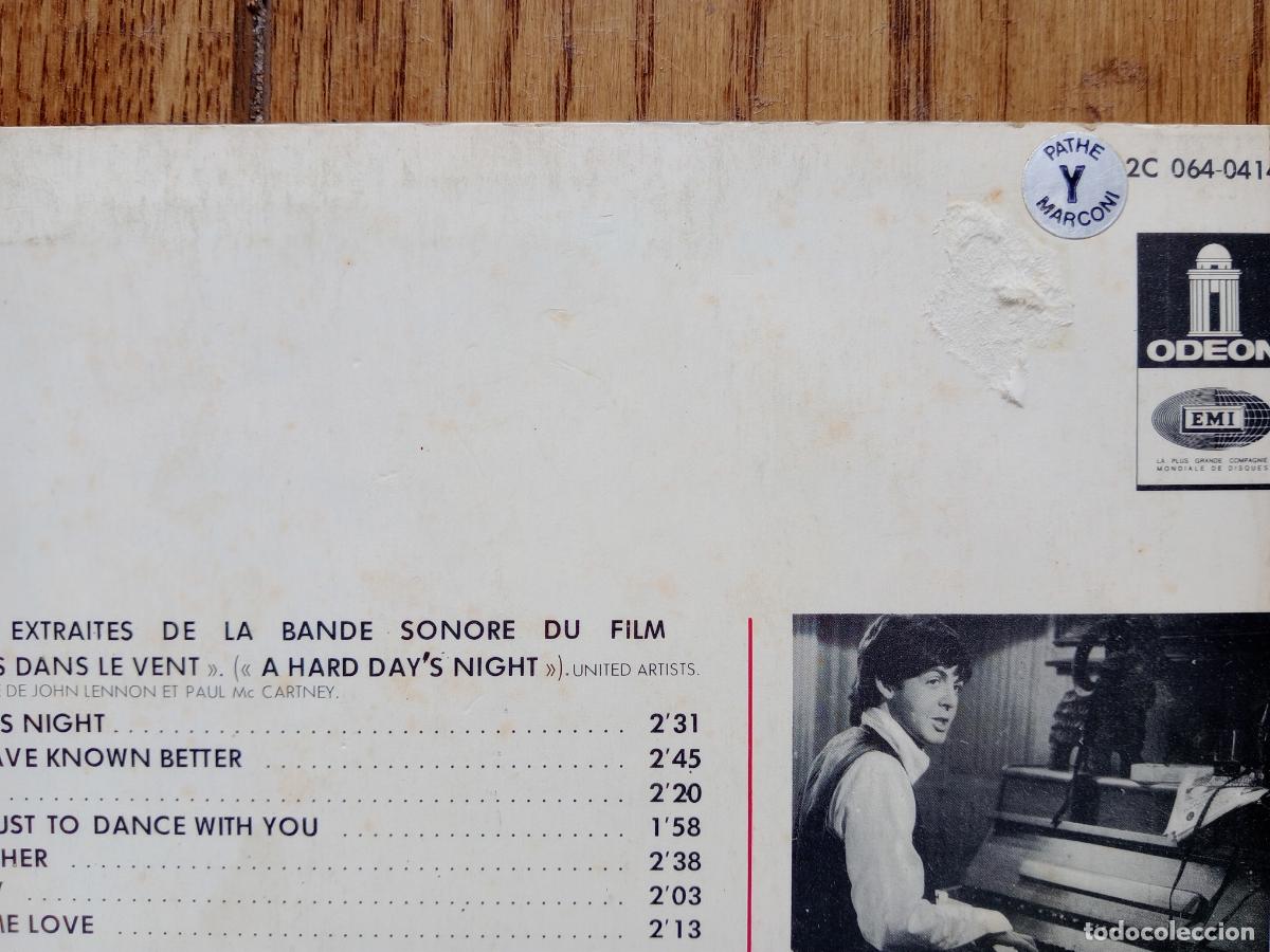 Discos de vinilo: The Beatles - 4 garcons dans le vent - Foto 3