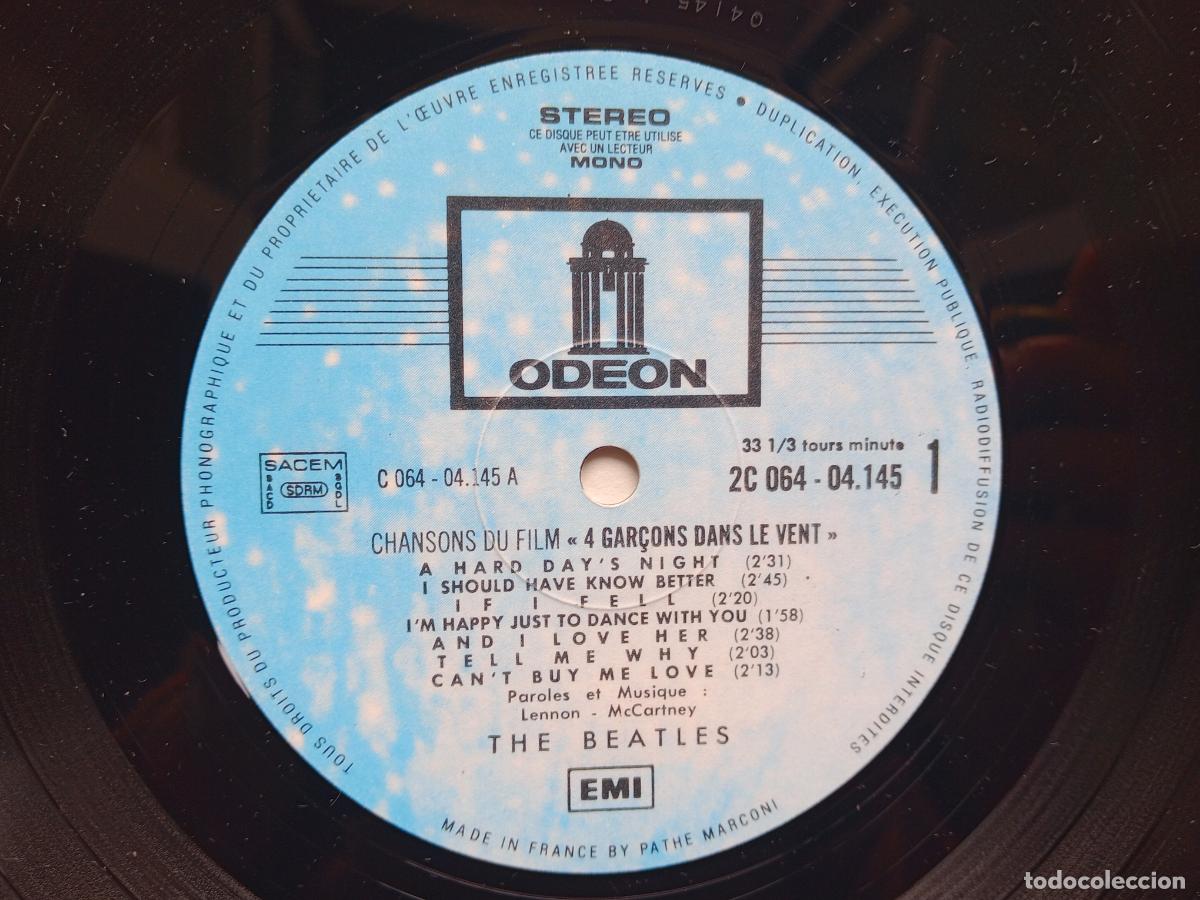 Discos de vinilo: The Beatles - 4 garcons dans le vent - Foto 4