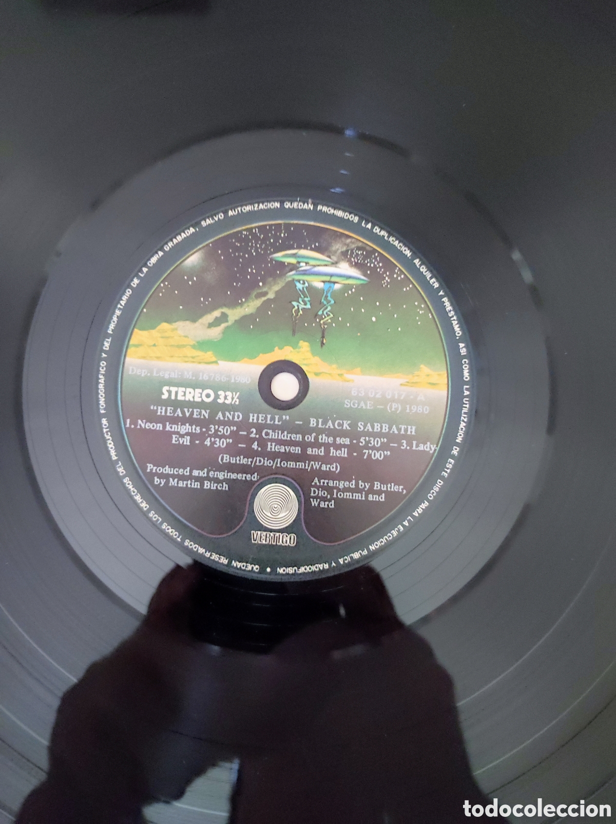 Discos de vinilo: BLACK SABBATH - HEAVEN AND HELL - Foto 3