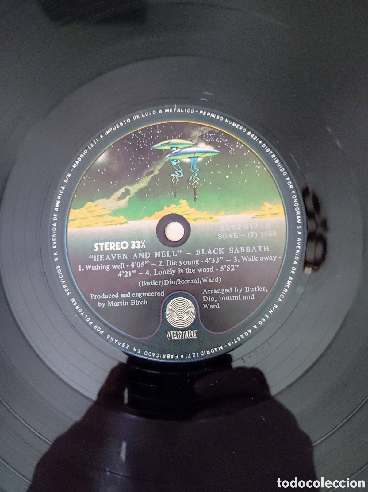 Discos de vinilo: BLACK SABBATH - HEAVEN AND HELL - Foto 4
