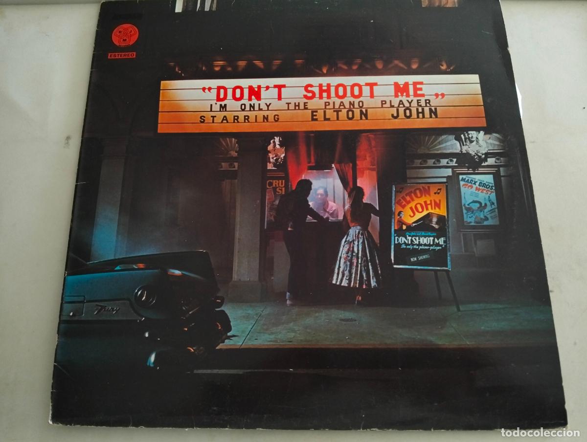 Discos de vinilo: ELTON JOHN, DISCO LP DONT SHOOT ME I M ONLY THE PIANO PLAYER, EDITADO EPIC, A&Ntilde;O 1984
