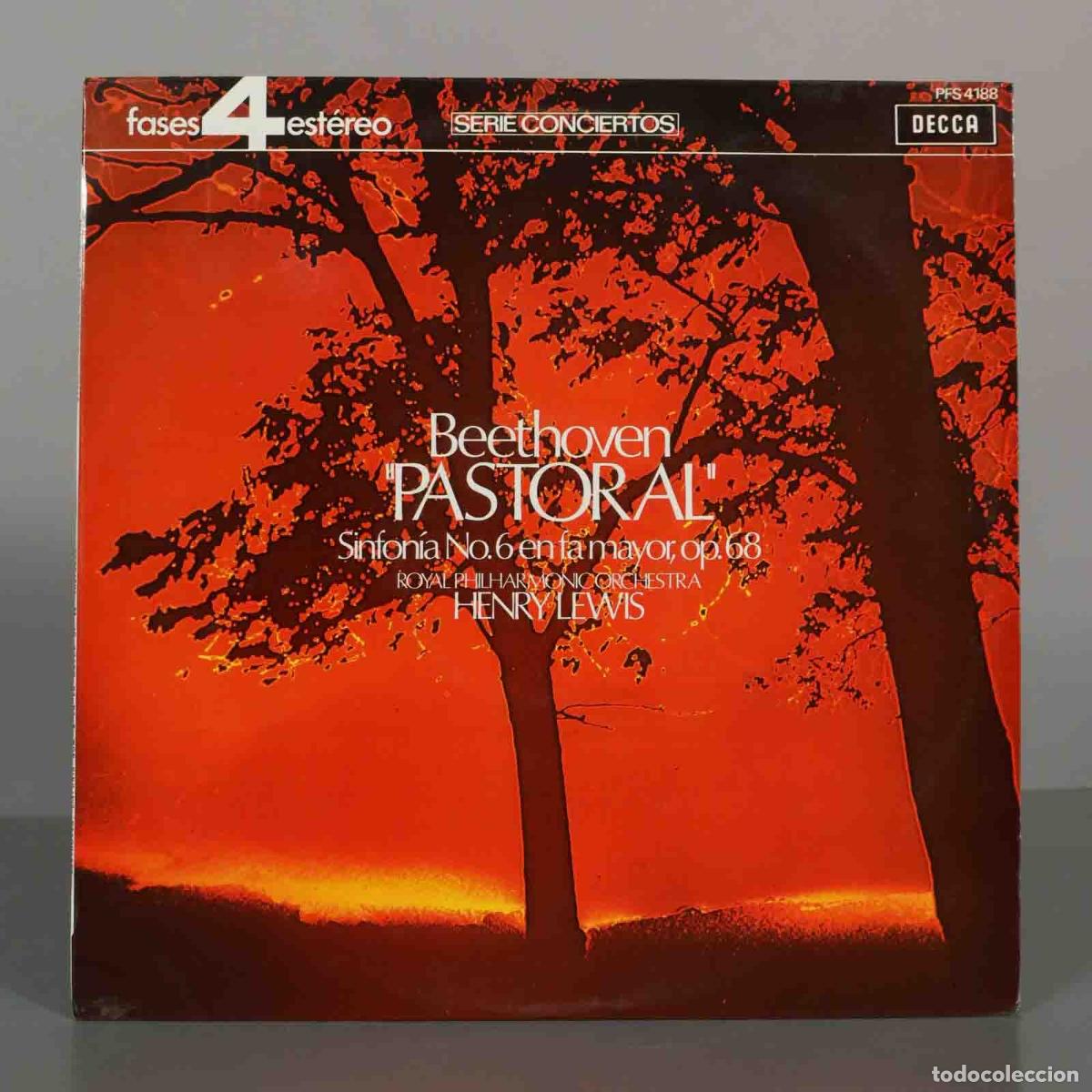 Discos de vinilo: LP. Beethoven - Pastoral - Sinfon&iacute;a N&ordm;. 6 En Fa Mayor, Op. 68 - Royal Philharmonic Orchestra, LEWIS