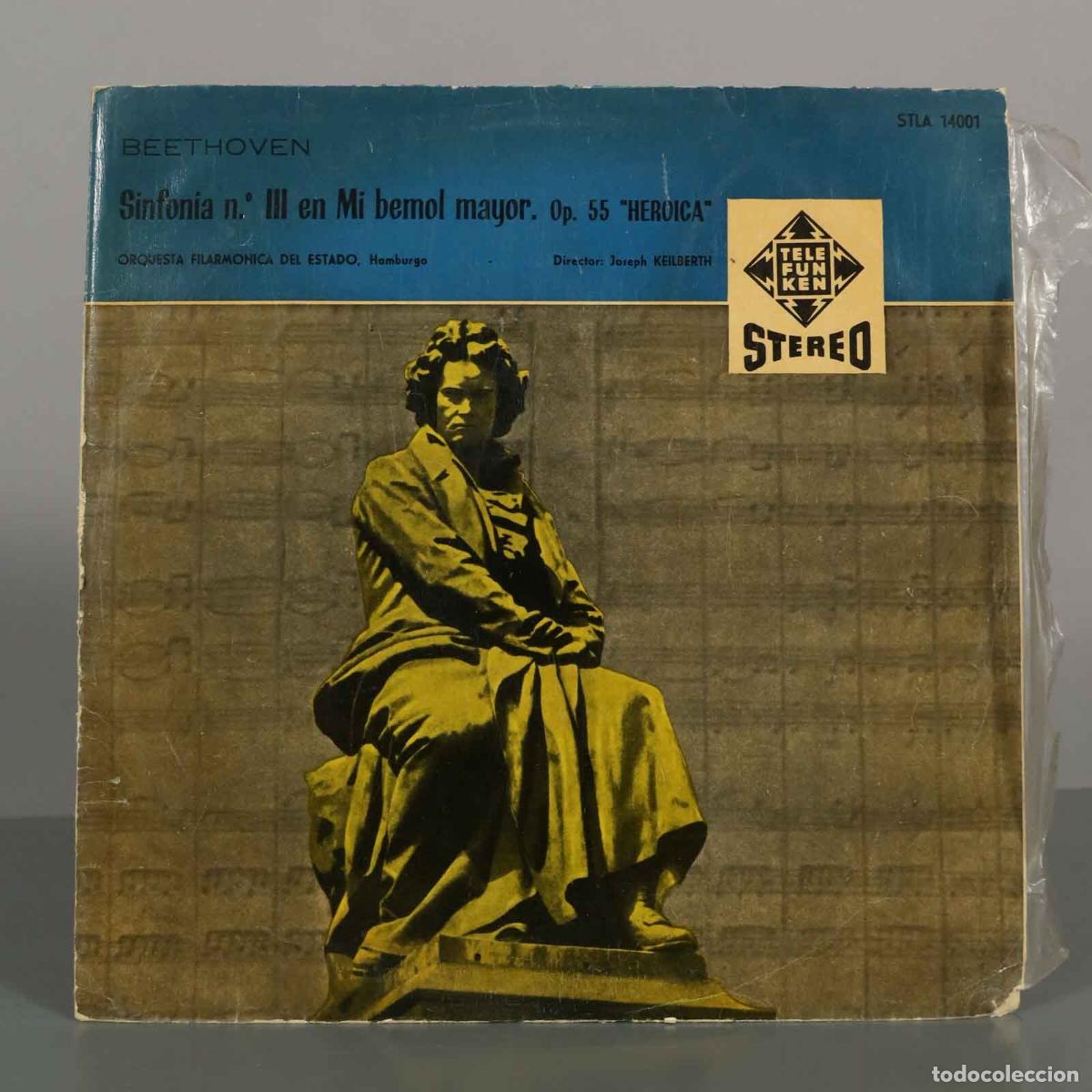 Discos de vinilo: LP. Beethoven - Sinfon&iacute;a n.&ordm; III en Mi bemol mayor. Op. 55 Heroica - Keilberth