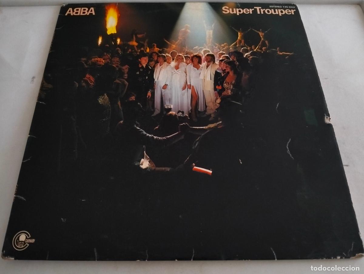 Discos de vinilo: ABBA, DISCO LP SUPER TROUPER, EDITA CARNABY, A&Ntilde;O 1980