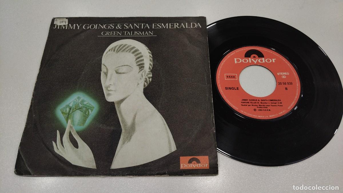 Discos de vinilo: SCO129-JIMMY GOINGS & SANTA ESMERALDA GREEN TALISMAN - 7&rdquo;