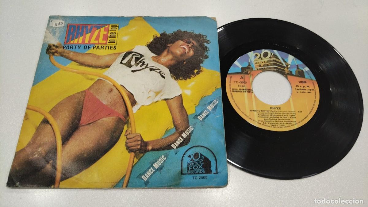 Discos de vinilo: SCO129-RHYZE TO THE TOP PARTY OF PARTIES - 7&rdquo; PROMO
