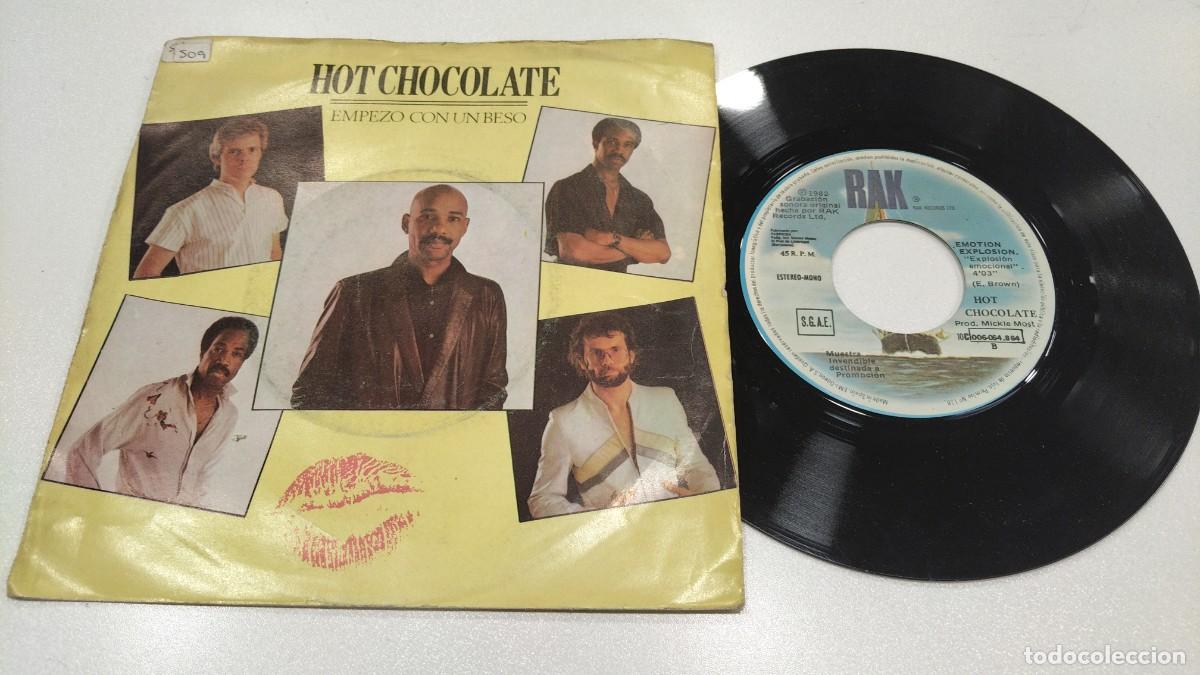 Discos de vinilo: SCO129-HOT CHOCOLATE EMPEZO CON UN BESO - 7&rdquo;