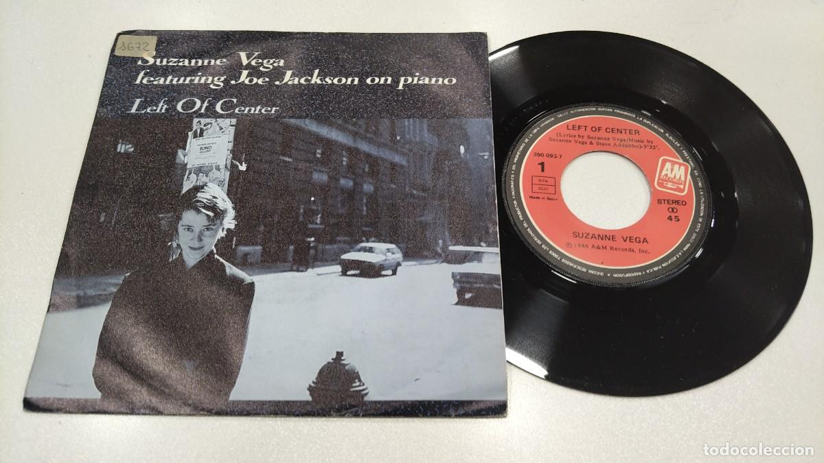Discos de vinilo: SCO129- SUZANNE VEGA FEATURING JOE JACKSON ON PIANO LEFT OF CENTER- 7&rdquo;