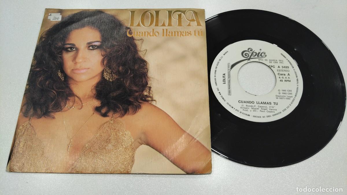 Discos de vinilo: SCO129-LOLITA CUANDO LLAMAS TU- 7&rdquo; PROMO