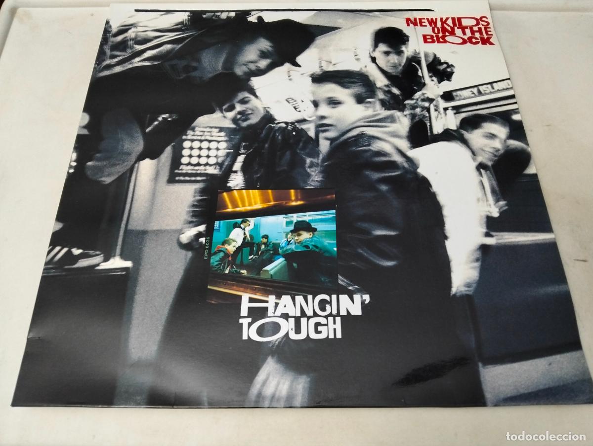 Discos de vinilo: NEW KIDS ON THE BLOCK, DISCO LP HANGIN TOUGH, EDITA CBS RECORDS, A&Ntilde;O 1988