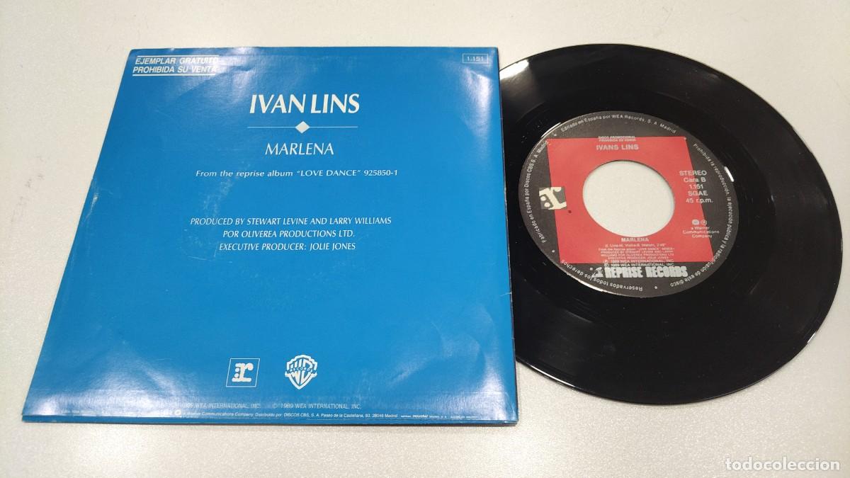 Discos de vinilo: SCO129-IVAN LINS MARLENA- 7&rdquo; PROMO - Foto 2