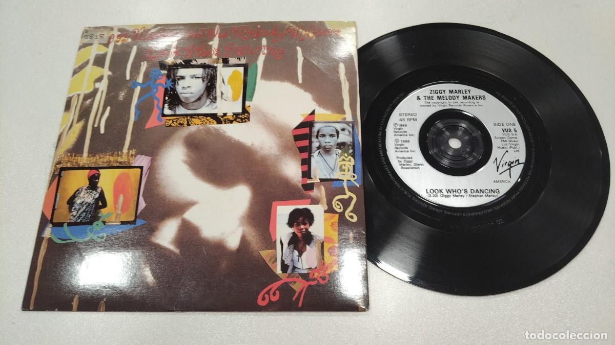 Discos de vinilo: SCO129-ZIGGY MARLEY & THE MELODY MAKERS LOOK WHO&acute;S DANCING- 7&rdquo;