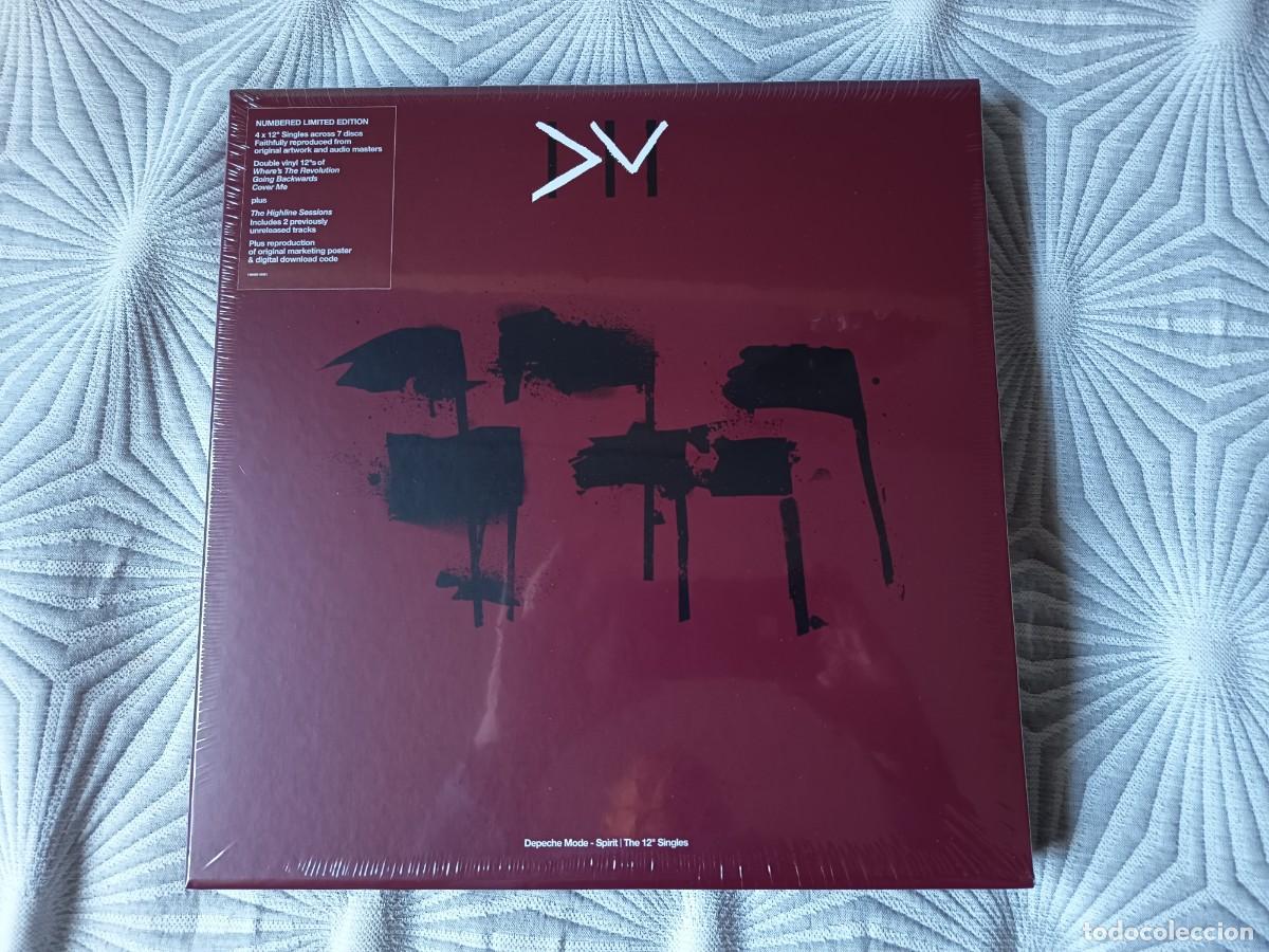 Discos de vinilo: Depeche Mode &ndash; Spirit | The 12&rdquo; Singles (sellado) caja sin abrir con las maxisingles en doble vinilo