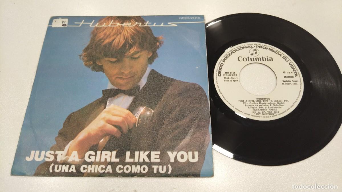 Discos de vinilo: SCO129-HUBERTUS JUST A FIRL LIKE YOU - 7&rdquo; PROMO
