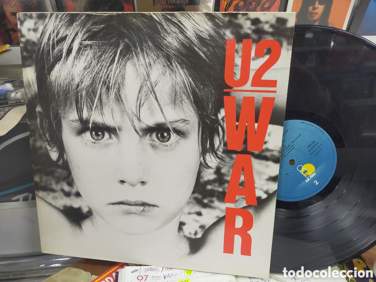 Discos de vinilo: U2 LP war Espa&ntilde;a 1983 carpeta doble