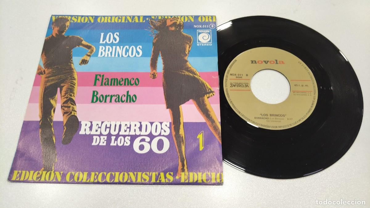 Discos de vinilo: SCO129-LOS BRINCOS FLAMENCO BORRACHO RECUERDOS DE LOS 60- 7&rdquo;