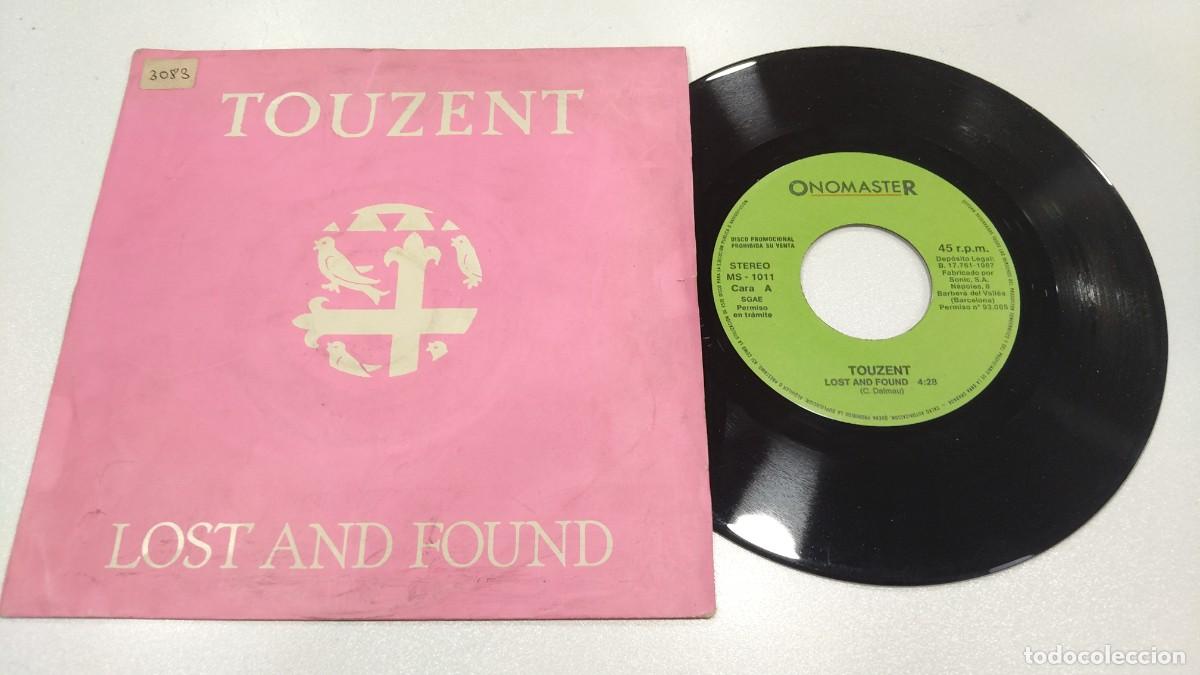 Discos de vinilo: SCO129-TOUZENT LOST AND FOUND- 7&rdquo; PROMO