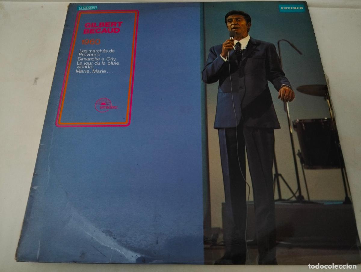 Discos de vinilo: GILBERT BECAUD, DISCO LP, EDITADO EMIDISC, A&Ntilde;O 1970