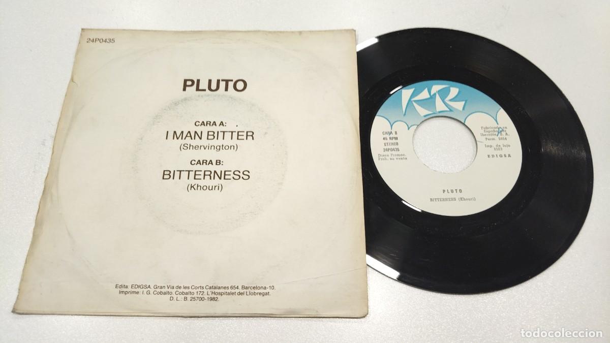 Discos de vinilo: SCO129-PLUTO I MAN BITTER- 7&rdquo; - Foto 2