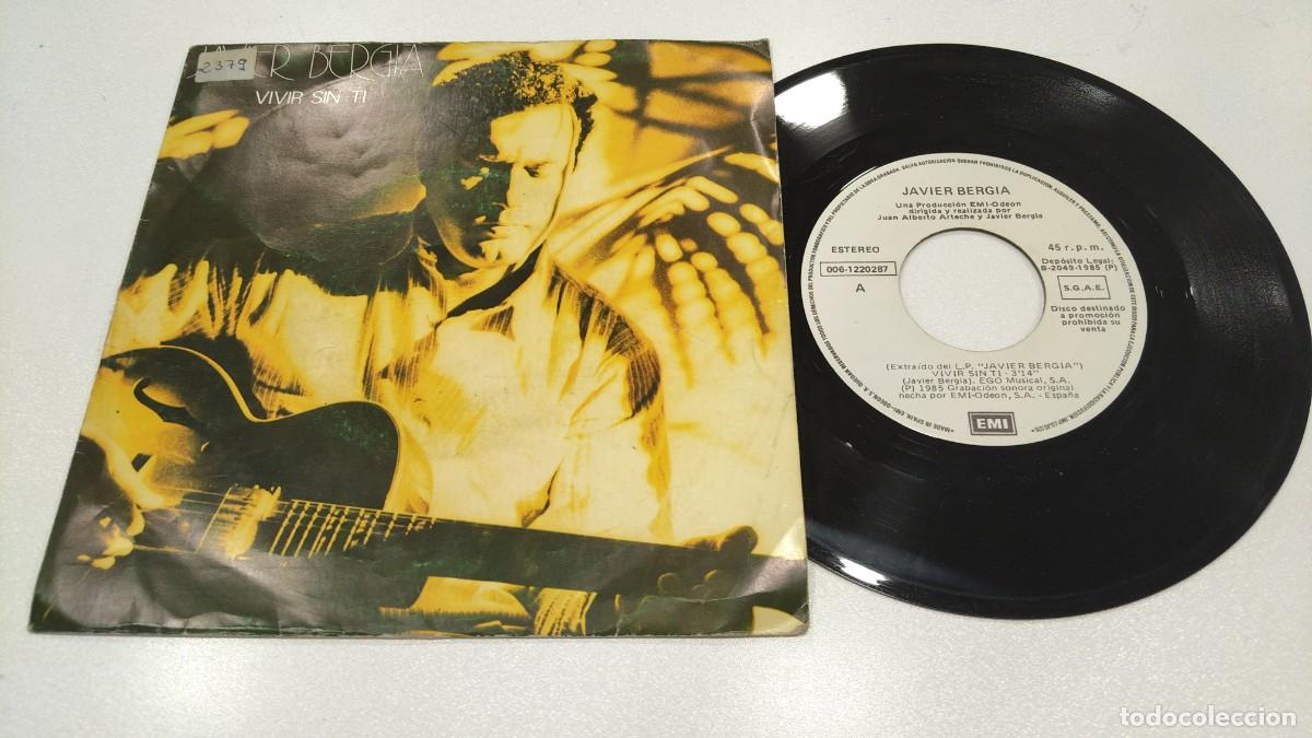 Discos de vinilo: SCO129-JAVIER BEGIA VIVIR SIN TI- 7&rdquo; PROMO