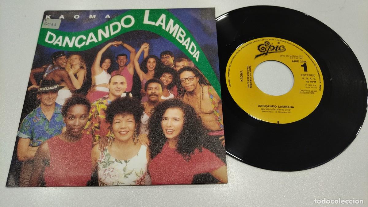 Discos de vinilo: SCO129-KAOMA DANCANDO LAMBADA- 7&rdquo; PROMO