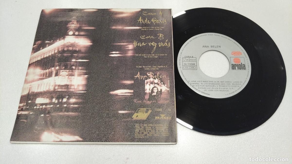 Discos de vinilo: SCO129-ANA BELEN ARDE PARIS- 7&rdquo; - Foto 2