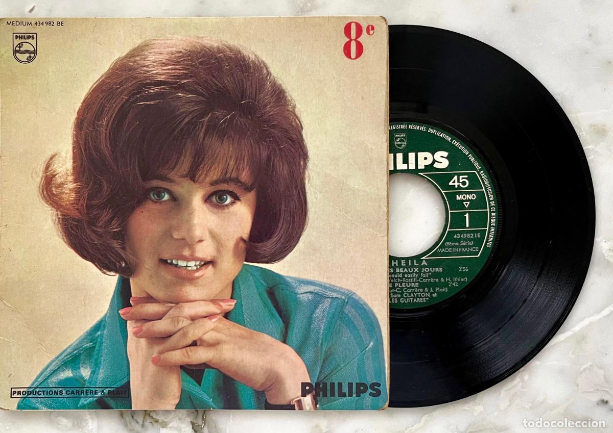 Discos de vinilo: SHEILA. 8 DISQUE. TOUJOURS DES BEAUX JOURS + 3 TEMAS. EP ORIGINAL FRANCIA MONO