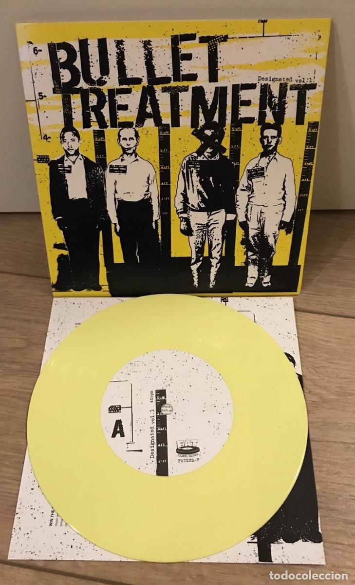 Discos de vinilo: BULLET TREATMENT DESIGNATED 7&rdquo; VINYL COLOR YELLOW 1/510 RANCID NOFX FATWRECK