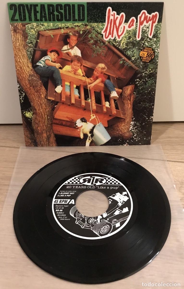 Discos de vinilo: 20YEARSOLD LIKE A PUP 7&rdquo; VINYL 1/500