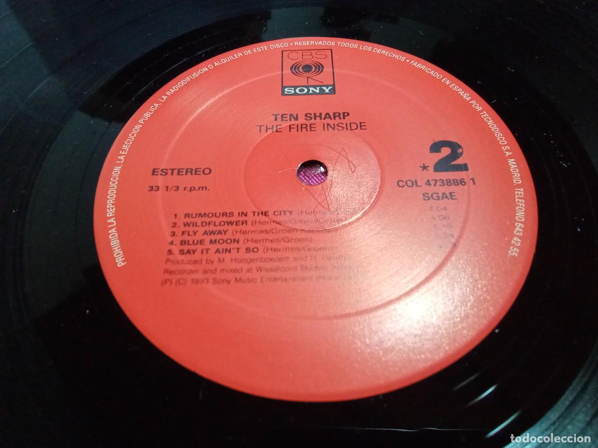 Discos de vinilo: TEN SHARP THE FIRE INSIDE 1993 LP L32 3 2 - Foto 3