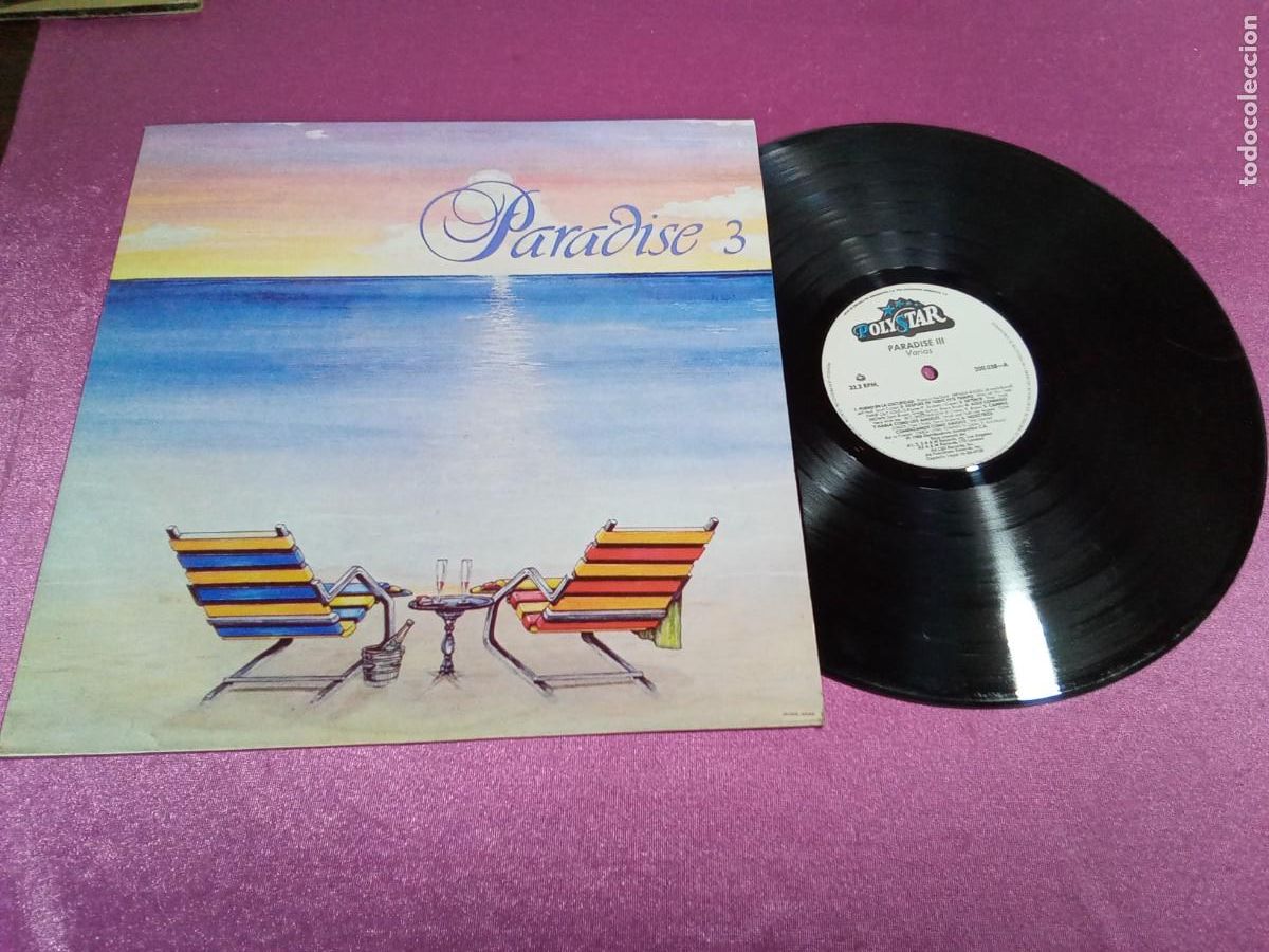 Discos de vinilo: PARADISE 3 1988 PIANO EN LA OSCURIDAD HABLA COMO LOS &Aacute;NGELES LP L32 3 2