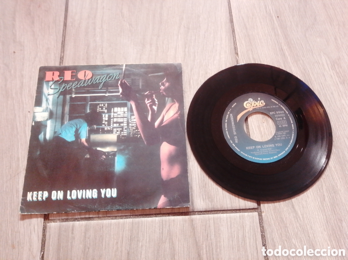 Discos de vinilo: REO SPEEDWAGON - KEEP ON LOVING - SINGLE - SPAIN - EPIC - CC -