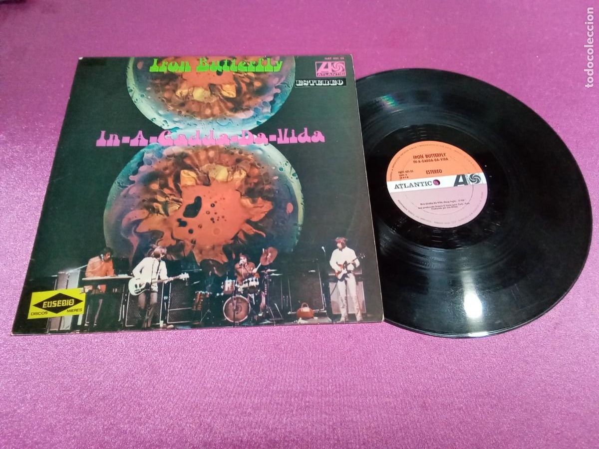 Discos de vinilo: IRON BUTTERFLY IN A GADDA DA VIDA 1969 LP L32 3 2