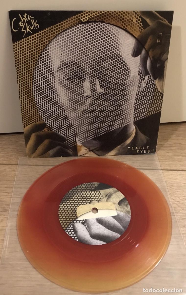 Discos de vinilo: COBRA SKULLS EAGLE EYES 7&rdquo; COLOR VINYL GOLD/RED 1/431 RANCID NOFX FATWRECK