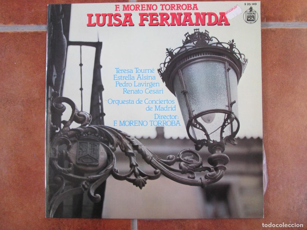Discos de vinilo: FEREDRICO MORENO TORROBA - Luisa Fernanda. LP, Re-ed espa&ntilde;ola 12&rdquo; 1978. Impecable (NM)