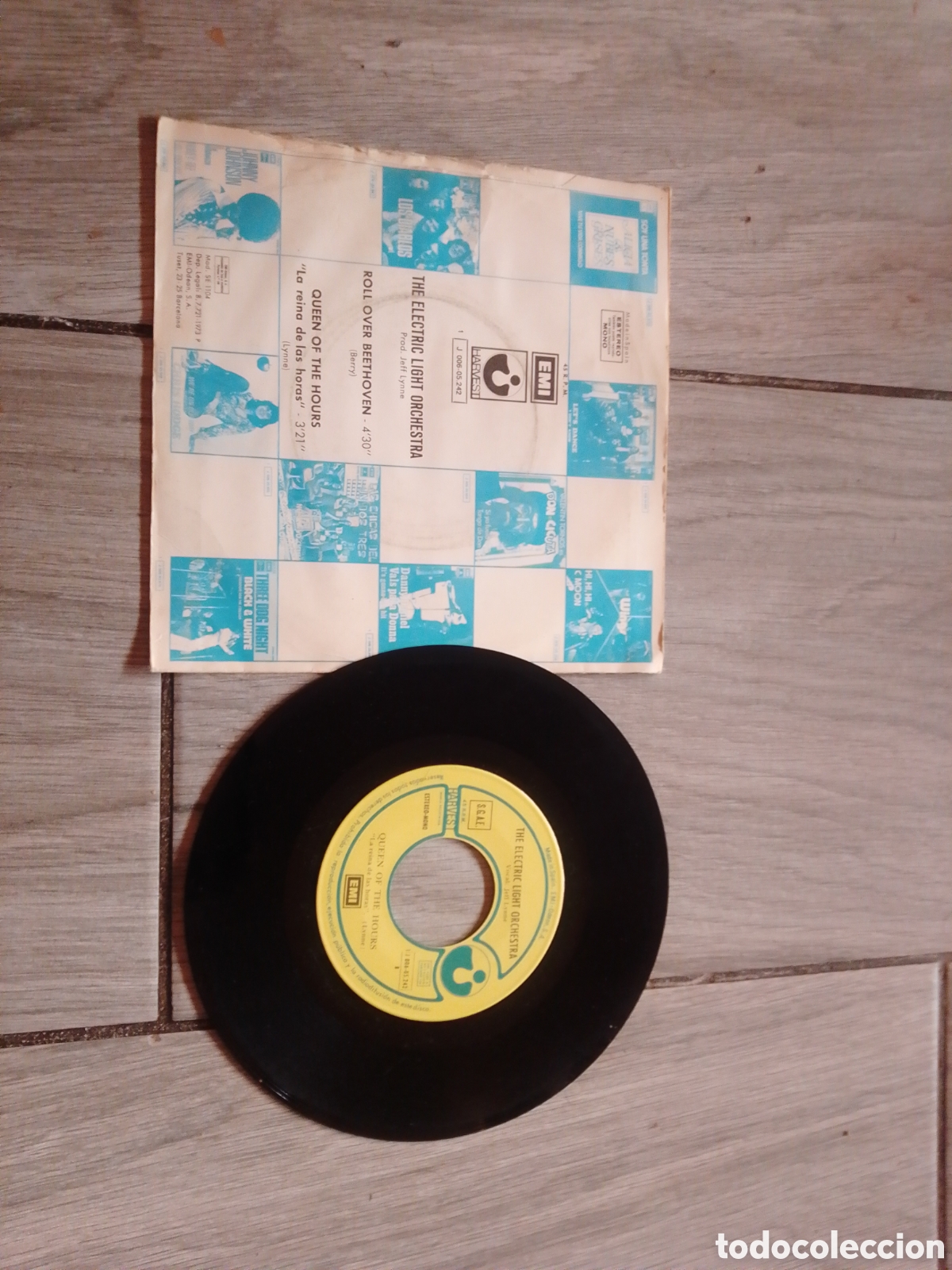Discos de vinilo: ELECTRIC LIGHT ORCHESTRA - ROLL OVER BEETHOVEN - SINGLE - SPAIN - EMI - CC - - Foto 2