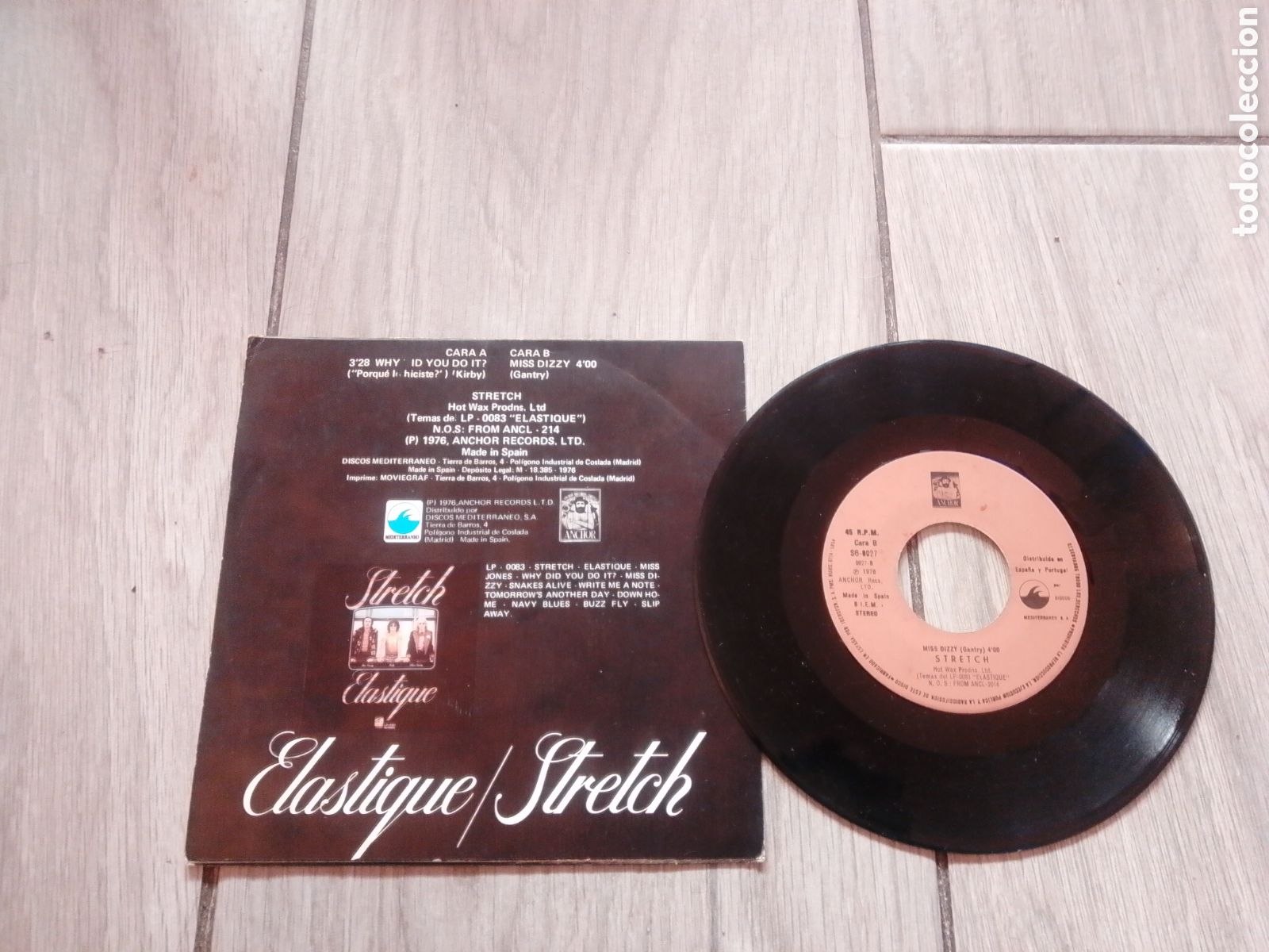 Discos de vinilo: STETCH - WHY DID YOU DO IT? - SINGLE - SPAIN - ANCHOR RECORDS - CC - - Foto 2