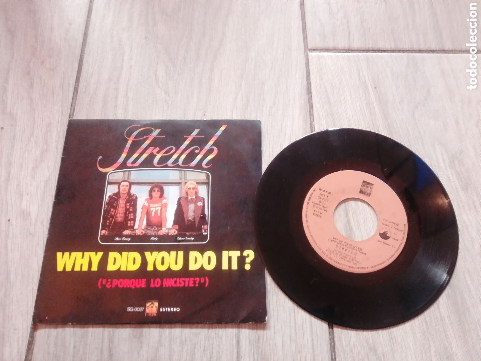 Discos de vinilo: STETCH - WHY DID YOU DO IT? - SINGLE - SPAIN - ANCHOR RECORDS - CC - - Foto 1