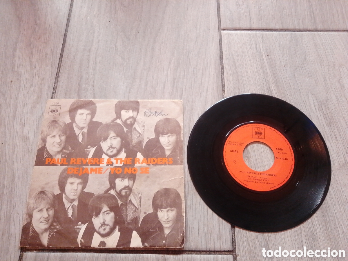 Discos de vinilo: PAUL REVERE & THE RAIDERS - D&Eacute;JAME - SINGLE - SPAIN - CBS - CC -