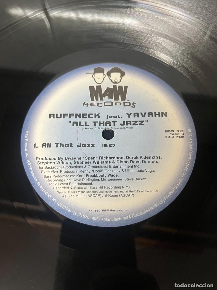 Discos de vinilo: Ruffneck Featuring Yavahn All That Jazz - Foto 3
