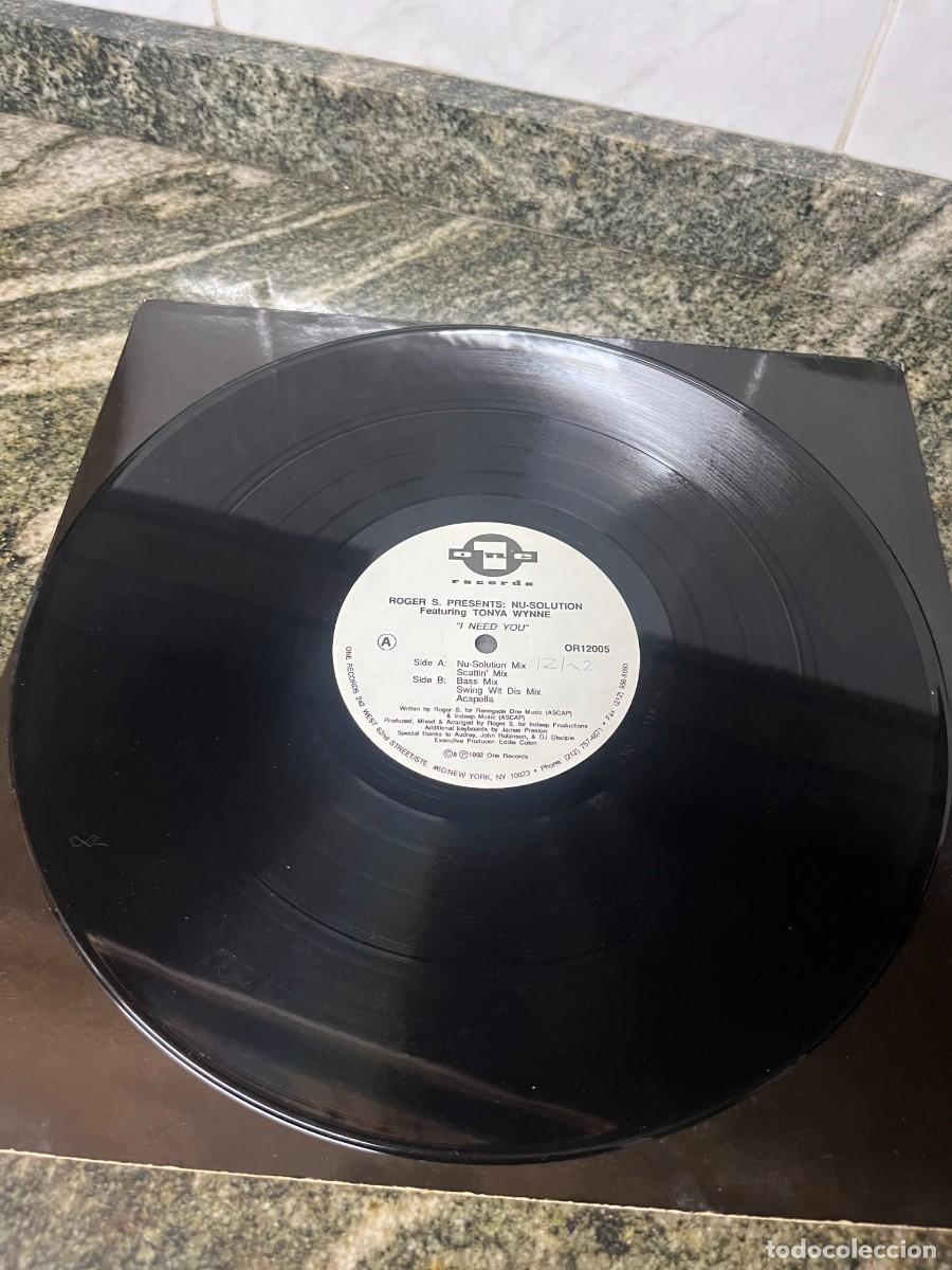 Discos de vinilo: Roger S. Presents Nu-Solution Featuring Tonya Wynne I Need You - Foto 2