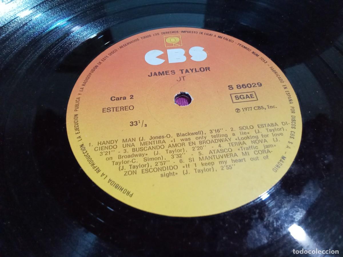 Discos de vinilo: JAMES TAYLOR JT 1977 L32 3 2 - Foto 3