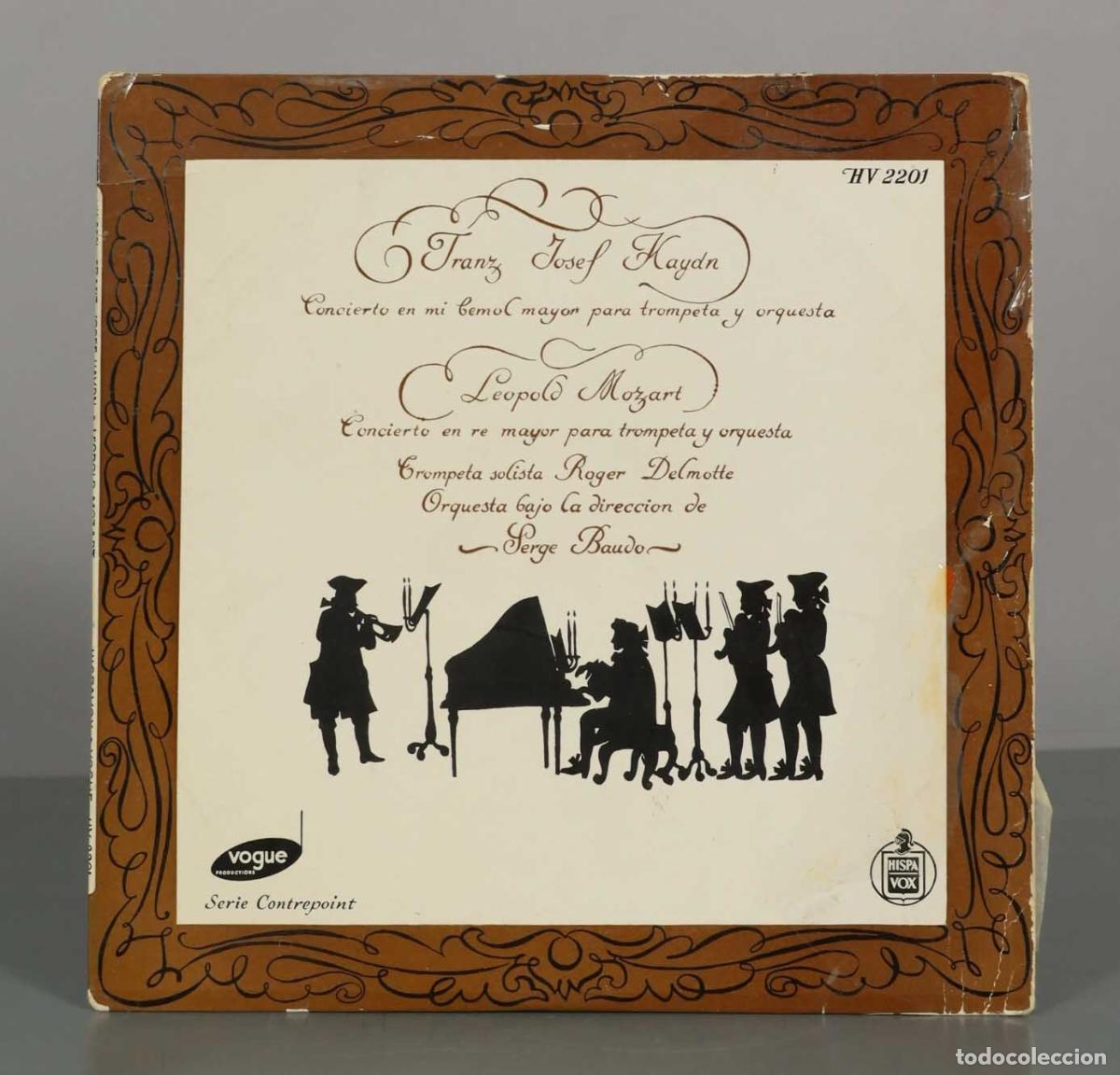 Discos de vinilo: LP. mozart HAYDEN. CONCIERTO PARA TROMPETA Y ORQUESTA. BAUDO