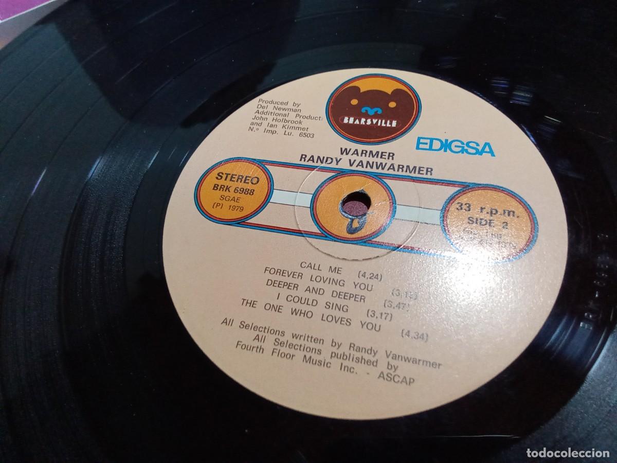 Discos de vinilo: WARMER RANDYVANWARMER 1979 L32 3 3 - Foto 2