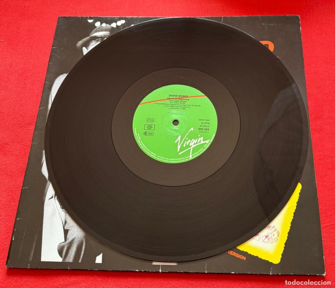Discos de vinilo: David Bowie Maxi Absolute Beginners (Germany 1986) EX EX - Foto 3