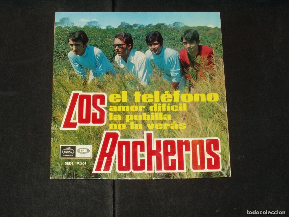Vinyl-Schallplatten: ROCKEROS EP EL TELEFONO+3