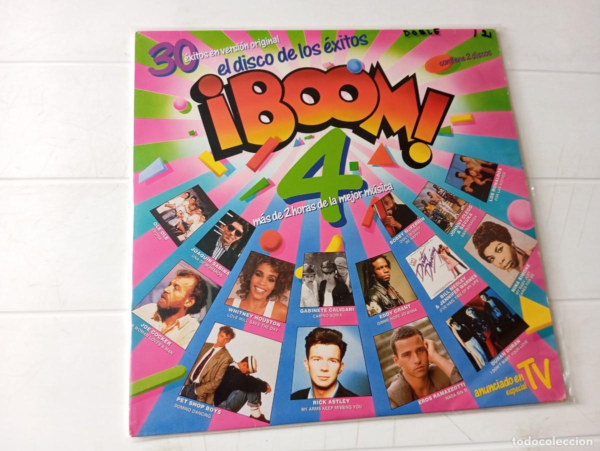 Discos de vinilo: LP BOOM! VOL.4 EL DISCO DE LOS EXITOS (DOBLE) - Foto 1